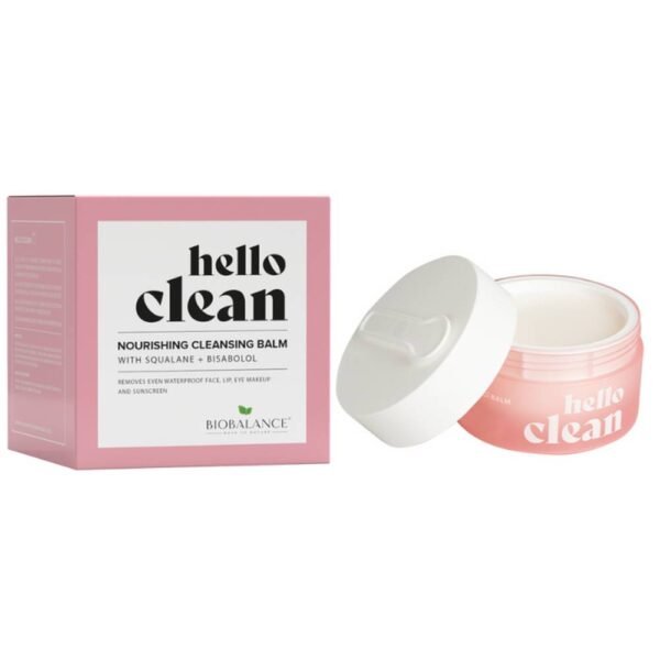 the make-up remover-HELLO CLEAN Nourishing and cleansing face balm 100ml,sun protection-HELLO CLEAN Nourishing and cleansing face balm 100ml,the skin hydrated and velvety-HELLO CLEAN Nourishing and cleansing face balm 100ml,soothes the skin-HELLO CLEAN Nourishing and cleansing face balm 100ml