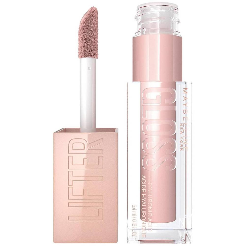maybelline lipgloss lifter nr 002 ice nude 54 ml Maybelline New York Shiny Lipgloss Lifter No. 002 Ice (Nude) 5,4 ml llena los labios sin mucho esfuerzo, hidrata, enfatiza el contorno de los labios con un hermoso brillo, haciendo que los labios estén bien cuidados y llenos.