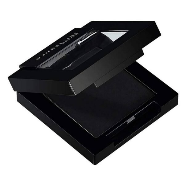 Maybelline New York sombra de ojos azul-negra con acabado aterciopelado N°125 Night Sky 2G Maquillaje duradero y versátil, sombra de ojos brillante alta cobertura, acabado mate.