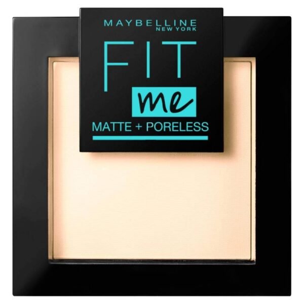 Maybelline New York P Fit Me! Matte + Poreless No. 105 Natural powder perfectly adapts to the skin tone and provides an even skin tone, mattifies without clogging pores, provides a radiant complexion.