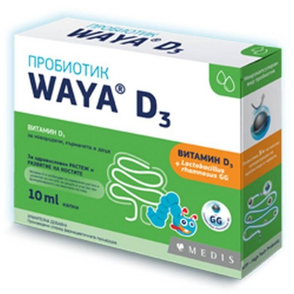 Disbacteriosis -MEDIS WAYA D3 probiotic drops,