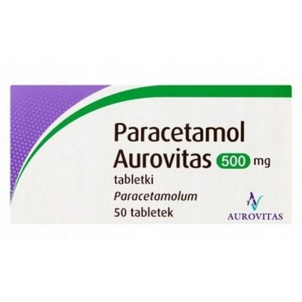 Alivio del dolor -Paracetamol Aurovitas, 500mg,