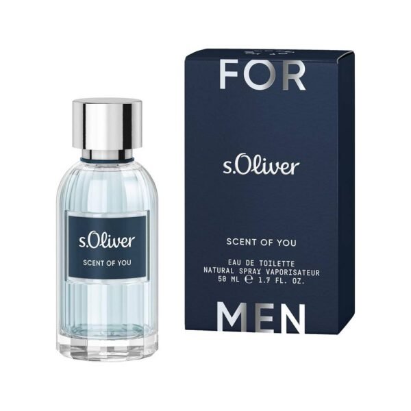 S.Oliver® Scent Of You Men 50 мл — веганский, яркий и мужественный мужской аромат.
