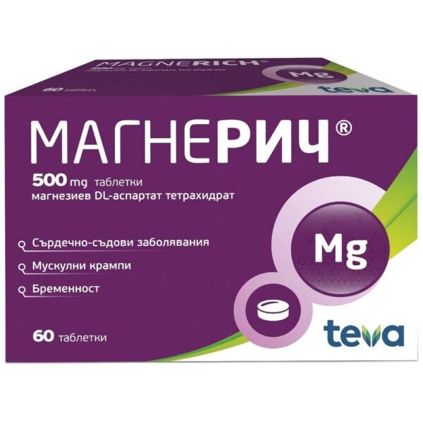 Teva Magnerich 500 mg, 60