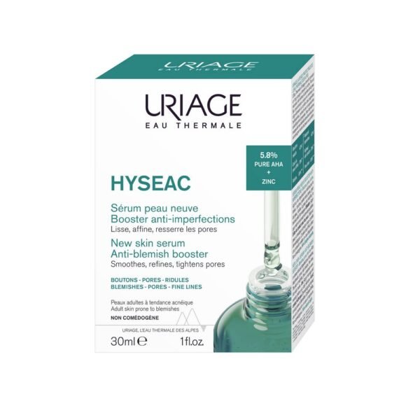 прыщи-URIAGE HYSEAC serum new skin 30ml, угри-URIAGE HYSEAC serum new skin 30ml, расширенные поры-URIAGE HYSEAC serum new skin 30ml,  тонкие линии-URIAGE HYSEAC serum new skin 30ml