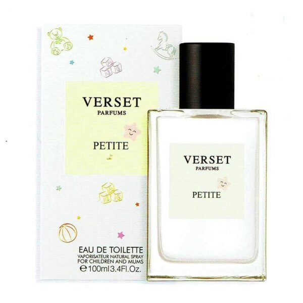Verset Petit 100ml viscoso, de notas frescas y florales, apto para niños mayores de 3 años.