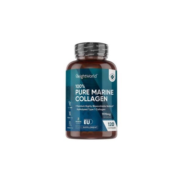 Fortalecimiento de la piel -WEIGHT WORLD PURE MARINE COLLAGEN for hair, nails and joints,