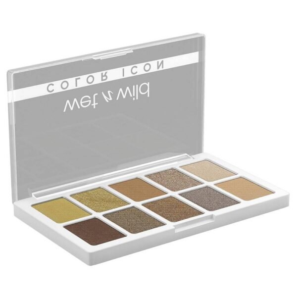 Wet n Wild Color Icon Paleta de 10 paletas Call Me Sunshine 60 g para maquillaje diario, fórmula de larga duración y fácil de mezclar, altamente pigmentada y suave como la seda, con detalles mate, satinados y metálicos.