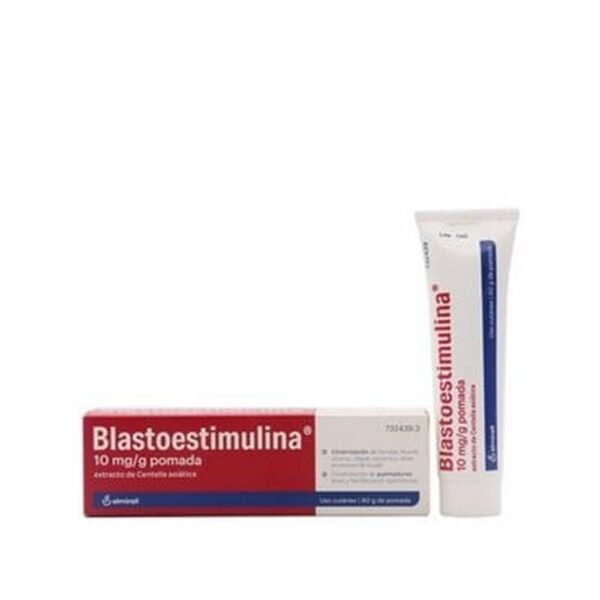 Healing skin lesions -Almirall Blastoestimulina 10 Mg/G,