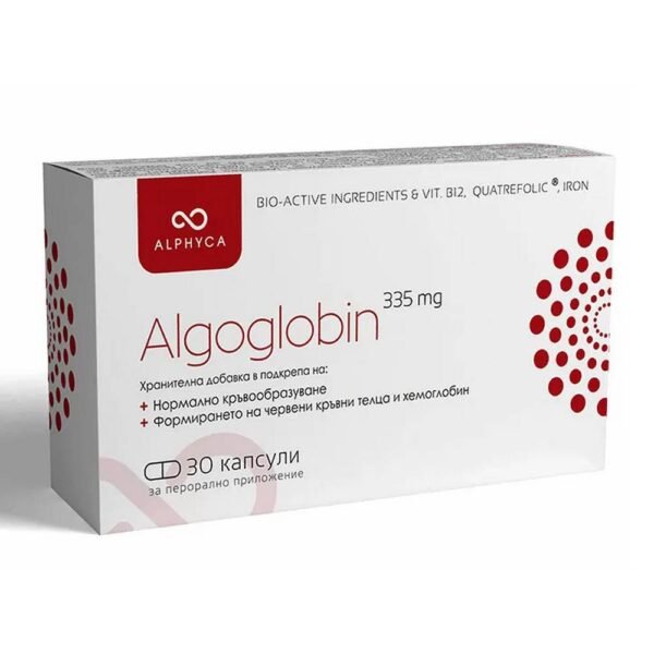 Поддержание нормального уровня гемоглобина - ALPHYCA ALGOGLOBIN 335mg,