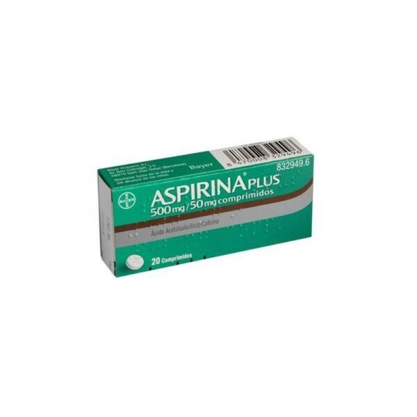 жаропонижающее средство-Aspirin Plus 500 Mg, 20, облегчение головной боли-Aspirin Plus 500 Mg, 20, мышечная боль-Aspirin Plus 500 Mg, 20,травмы-Aspirin Plus 500 Mg, 20