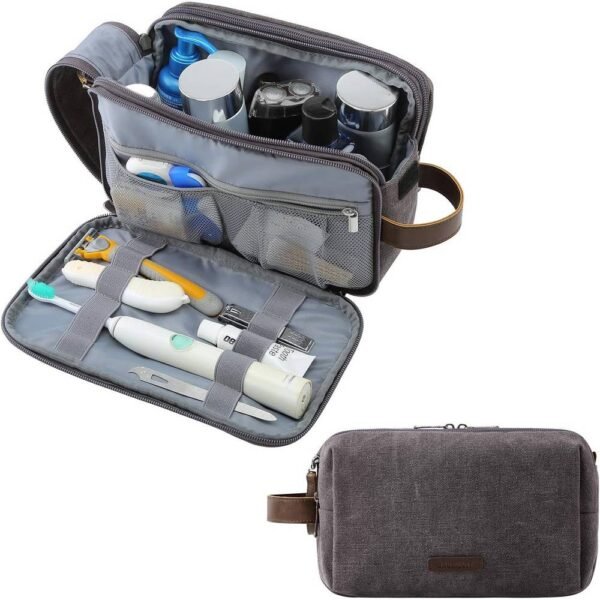 Men's cosmetic bag BAGSMART large 5 l, high-quality, waterproof, multifunctional, convenient.