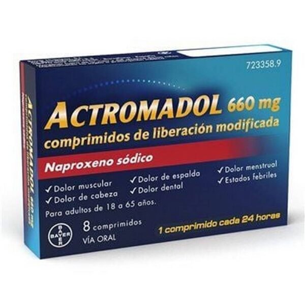 Острая боль -Bayer Actromadol 660Mg,