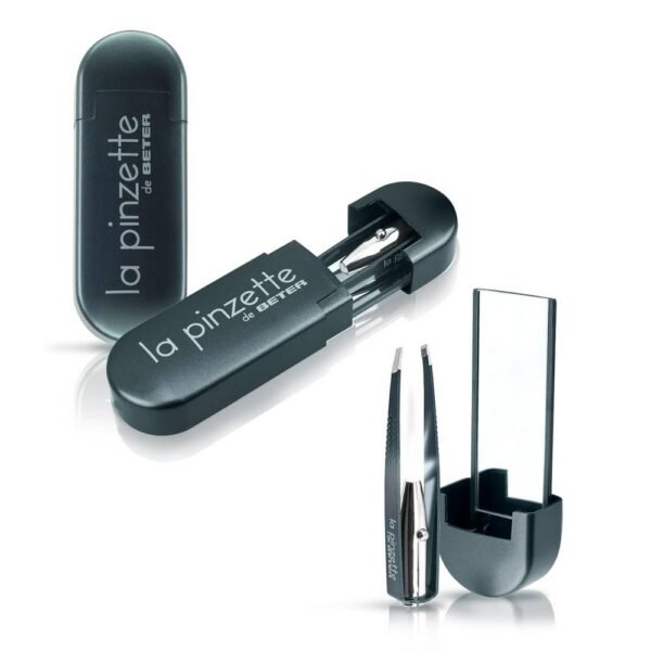 Better tweezers eyebrow plucking with LED light and mirror illuminates the depilation area, made of stainless steel with a beveled tip for a secure grip.