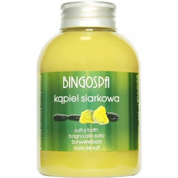 BingoSpa Sulphur Bath 500 ml deeply cleanses, smoothes and moisturizes the skin.