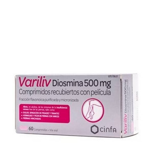 Венозная недостаточность - Cinfa Variliv Diosmin 500 Mg,
