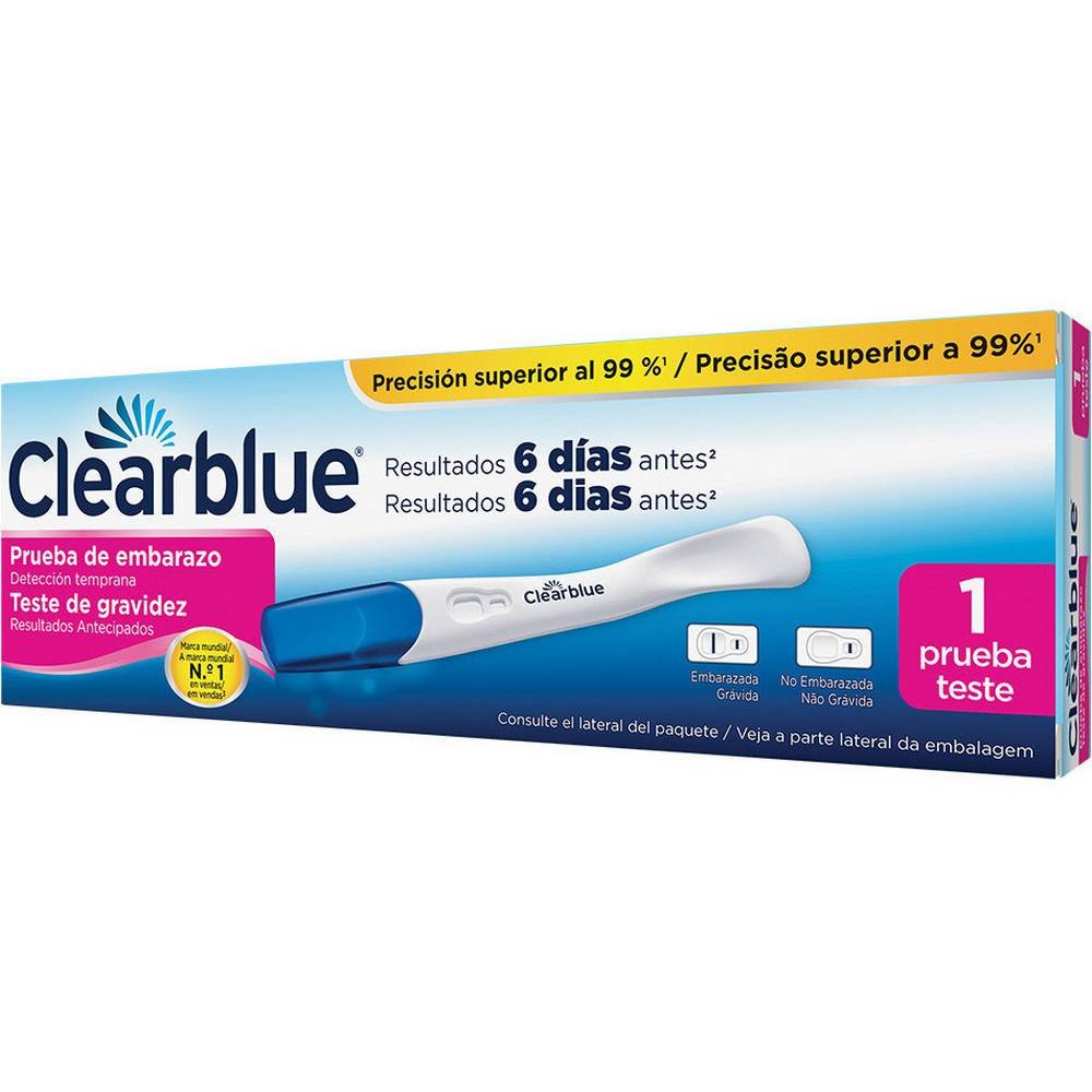 clearblue early pregnancy test 1 clearblue prueba de embarazo temprana1 Early pregnancy diagnosis -Clearblue early pregnancy test,