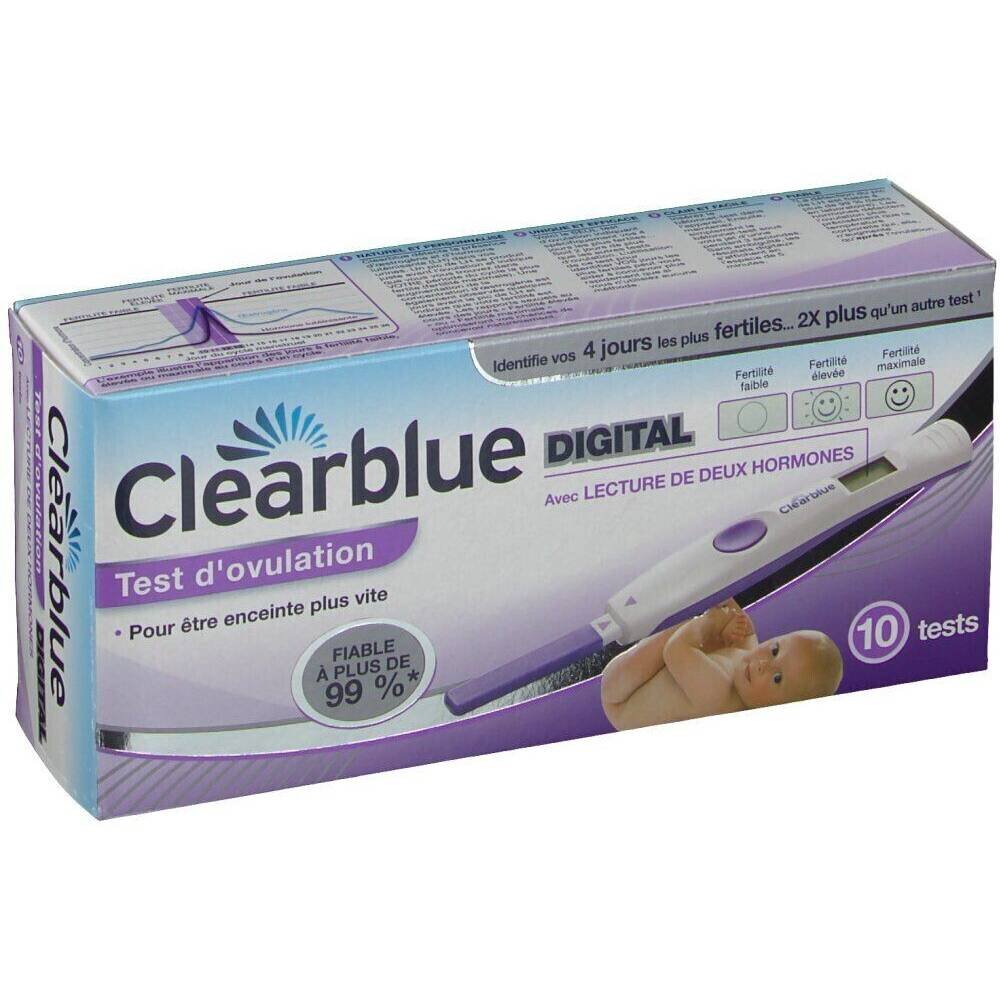 clearblue ovulation test10 clearblue prueba de ovulacion10 Определение пика фертильности-Clearblue Ovulation test,