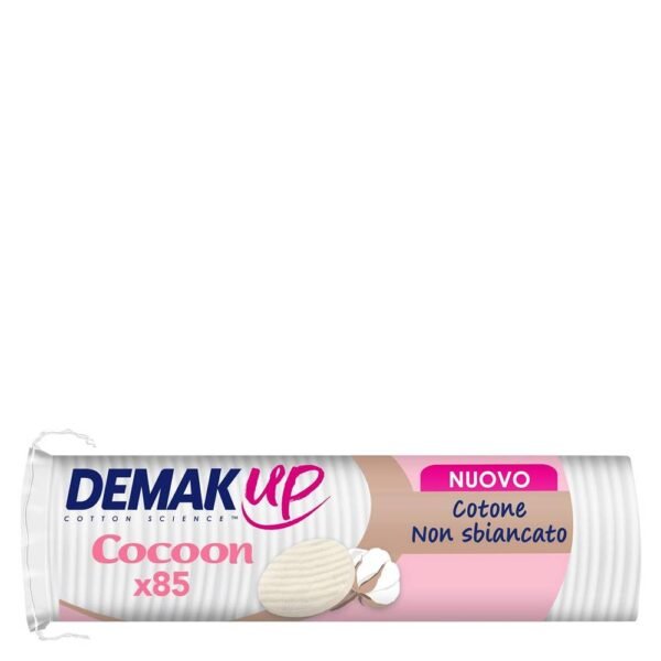Demak 'Up Cocoon Set 85 Cotton Pads are natural, phytoallergenic, hypoallergenic and effective Comfortable makeup.