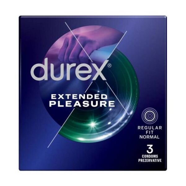 Comodidad y seguridad-Durex Extended Pleasure Condoms ,