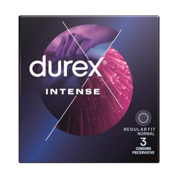 Comfort and safety-Durex Intense Ribbed condoms,
