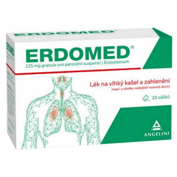 mucolytic-Erdomed 225 mg,20, respiratory health-Erdomed 225 mg,20, chronic bronchitis-Erdomed 225 mg,20, sinusitis-Erdomed 225 mg,20
