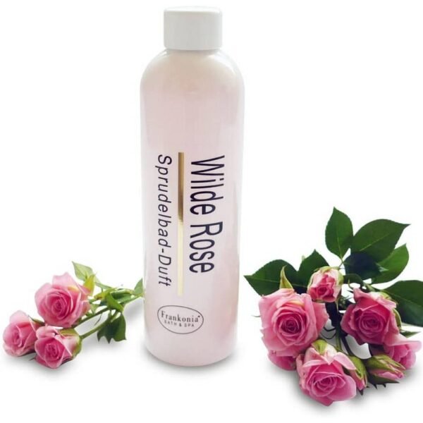 Frankonia BATH & SPA Whirlpool Fragrance Concentrate Wild Rose 230 ml will enchant you with the delicate aroma of wild roses and give you well-deserved relaxation.