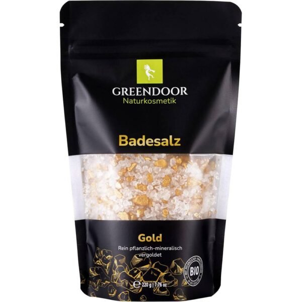 GREENDOOR GOLD 220g gently dissolves in warm water, with a subtle aroma that relaxes and soothes.
