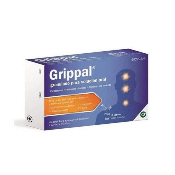 soulagement du froid-Grippal with Phenylephrine, 10, symptômes de la grippe-Grippal with Phenylephrine, 10, congestion nasale-Grippal with Phenylephrine, 10, phényléphrine-Grippal with Phenylephrine, 10