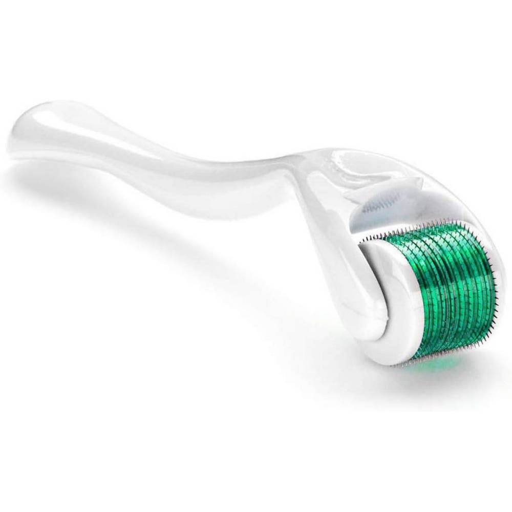 hkbtch dermaroller microneedling roller with 540 needles El rodillo de microagujas HKBTCH DermaRoller con 540 agujas reduce las arrugas, mejora la elasticidad, alivia la tensión, deja la piel radiante, exfolia eficazmente la piel, estimula el crecimiento del cabello y aumenta la circulación.