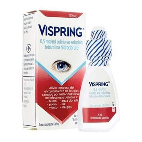 Устранение покраснения глаз-Johnson & Johnson Vispring 0.5 mg/ml,