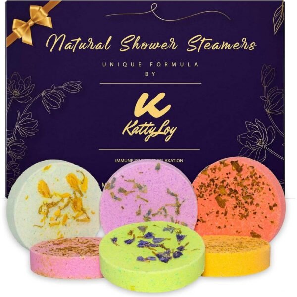 Katty Loy Original Shower Steamer Set 6 colores mágicos y aromas embriagadores te ayudarán a relajarte y disfrutar de una larga ducha.