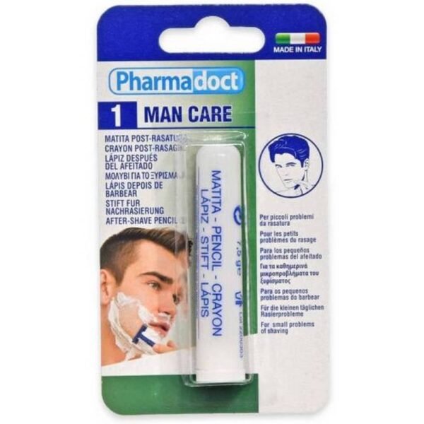 Stopping bleeding -Pharmadoct Man Care Hemostatic pencil for small wounds after shaving,