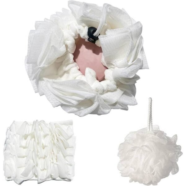 SEAHUI 2 в 1 Bath Sponge помогает удалить омертвевшие клетки кожи, делая кожу гладкой и свежей, превращая вашу ежедневную процедуру очищения в роскошный опыт.