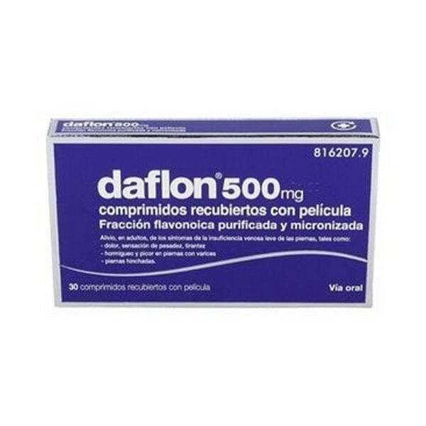 Improvement of venous circulation -SERVIER  Daflon 500 Mg,