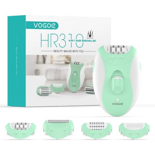 VOGOE HR310 4 en 1 électrique sans fil ; 21 pinces ; vert offre une adhérence totale et une meilleure couverture pour des mouvements précis, chargement USB et utilisation longue durée, conception lavable.