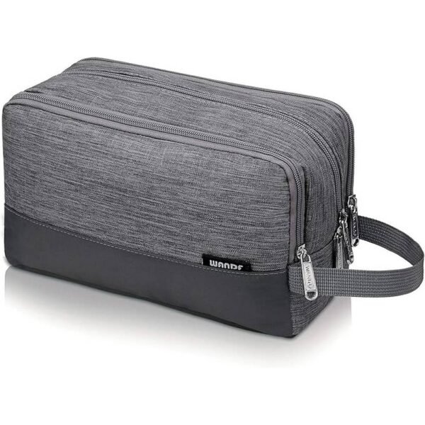 WANDF toiletry bag men travel water-repellent and tear-resistant, neat compartments, super light and easy to carry.