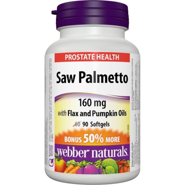 salud masculina-WEBBER NATURALS SAW PALMETTO 160Mg , 90,  disminución de la libido-WEBBER NATURALS SAW PALMETTO 160Mg , 90,aumento del tamaño de la próstata-WEBBER NATURALS SAW PALMETTO 160Mg , 90 , pérdida de cabello-WEBBER NATURALS SAW PALMETTO 160Mg , 90