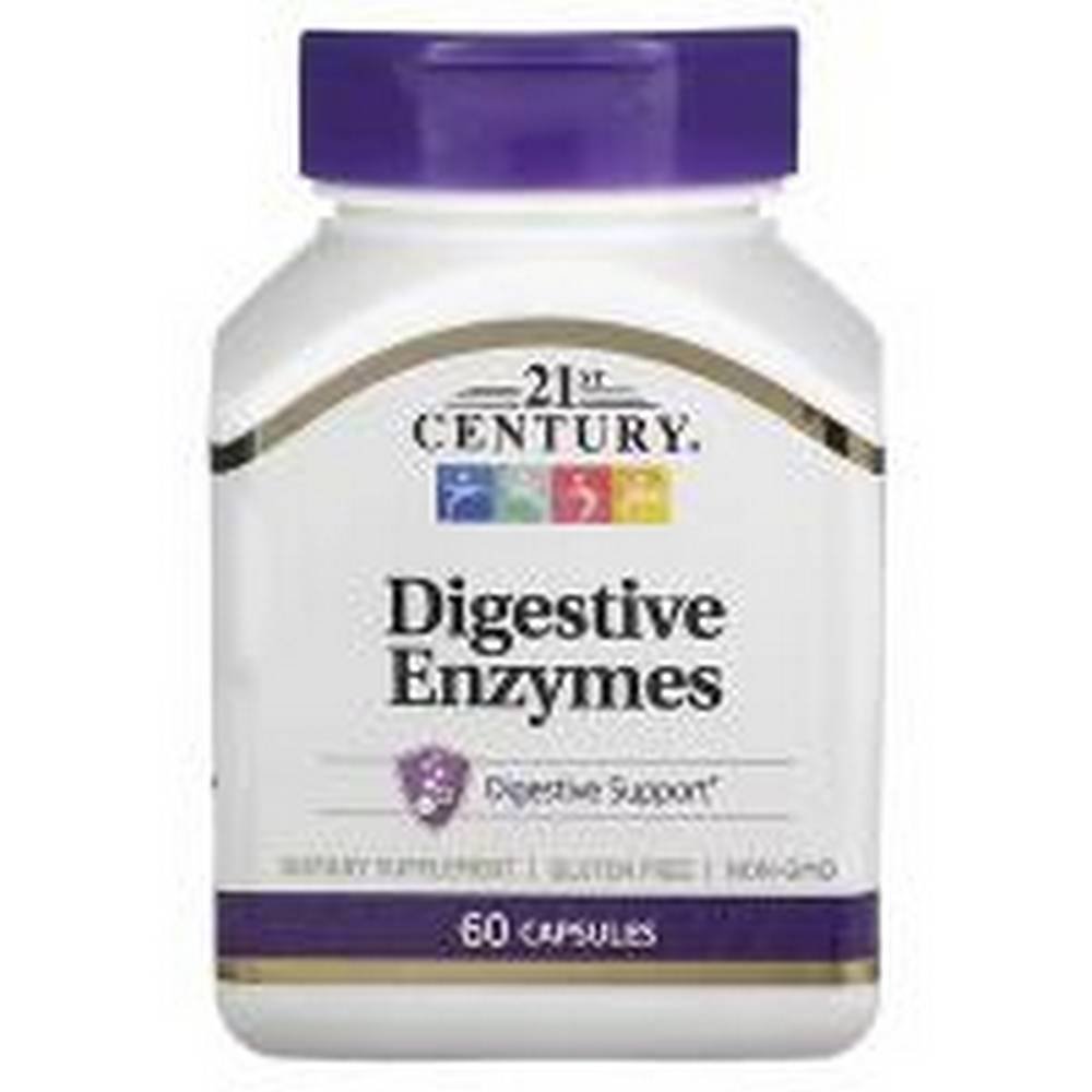 21st century digestive enzymes 60 21st century enzimas digestivas 60 Improve Digestion -21st Century Digestive Enzymes,