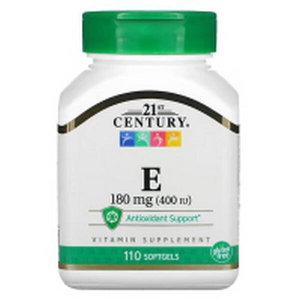 Apoyo al sistema inmunológico-21st Century, Vitamin E, 180 mg (400 IU),
