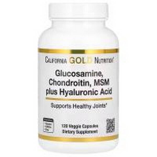 Joint Diseases-California Gold Nutrition Glucosamine Chondroitin, MSM Plus Hyaluronic Acid,