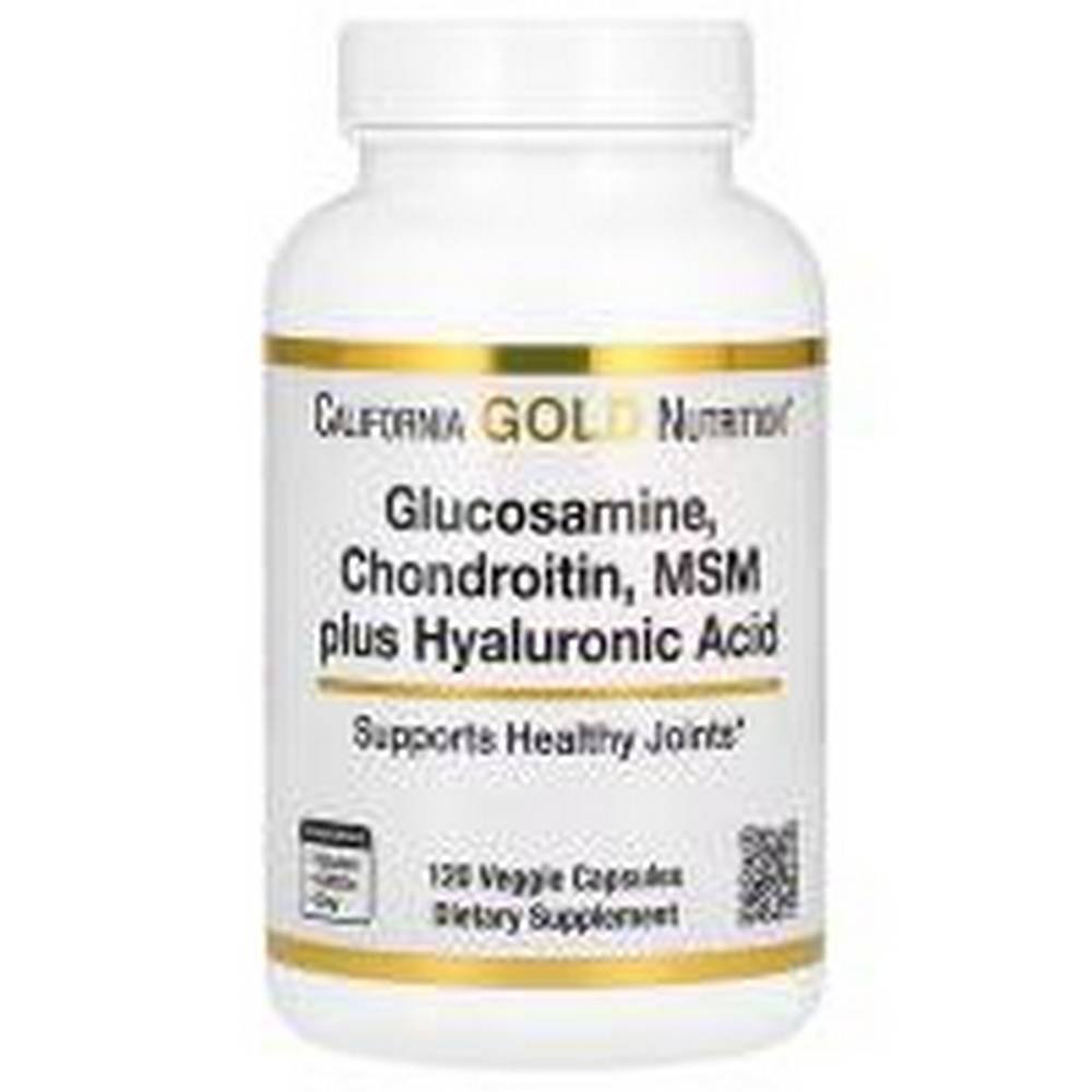 california gold nutrition glucosamine chondroitin msm plus hyaluronic acid120 california gold nutrition glucosamina condroitina msm mas acido hialuronico 120 Заболевания суставов-California Gold Nutrition Glucosamine Chondroitin, MSM Plus Hyaluronic Acid,