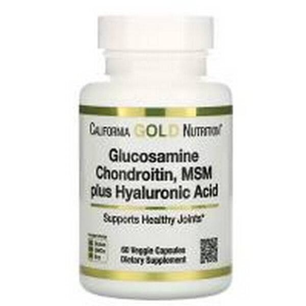 Joint Diseases-California Gold Nutrition Glucosamine Chondroitin, MSM Plus Hyaluronic Acid,
