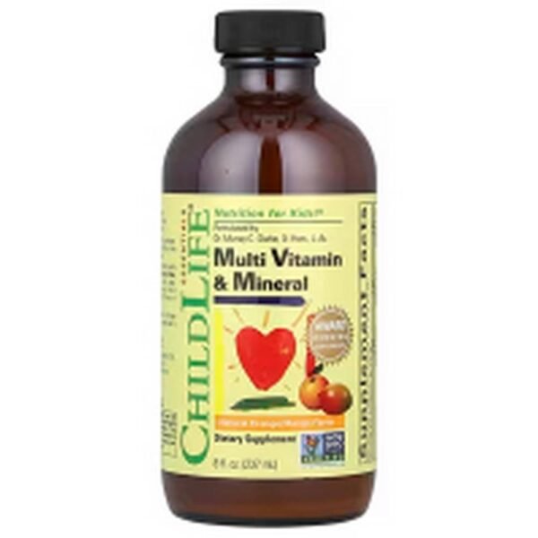 Иммунная поддержка-ChildLife Essentials, Multi Vitamin & Mineral, Natural Orange/Mango,