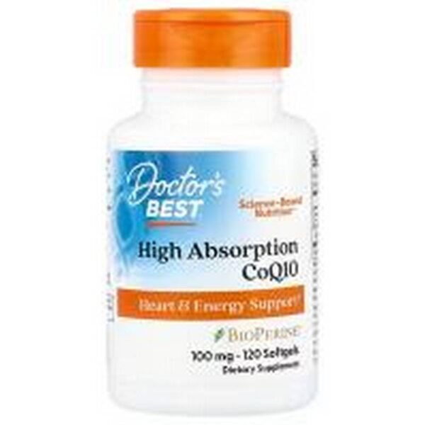 Поддержка сердечно-сосудистой системы-Doctor's Best High Absorption CoQ10 100 mg,