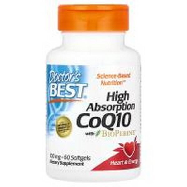 Поддержка сердечно-сосудистой системы-Doctor's Best High Absorption CoQ10 100 mg,