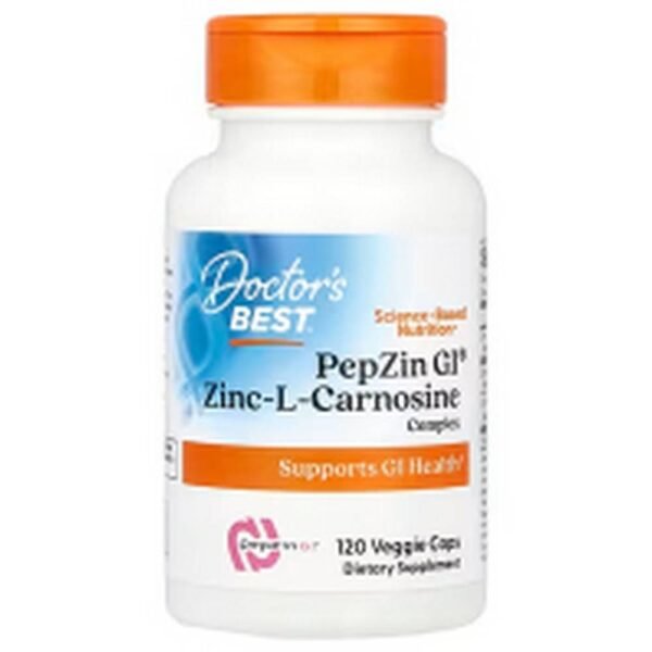 Поддержка иммунной системы-Doctor's Best, PepZin GI®, Zinc-L-Carnosine Complex,