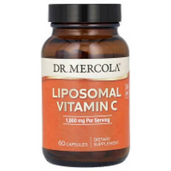 Dr. Mercola Липосомальный витамин C 1000 мг 60 -Dr. Mercola, Liposomal Vitamin C, 1,000 mg, 60