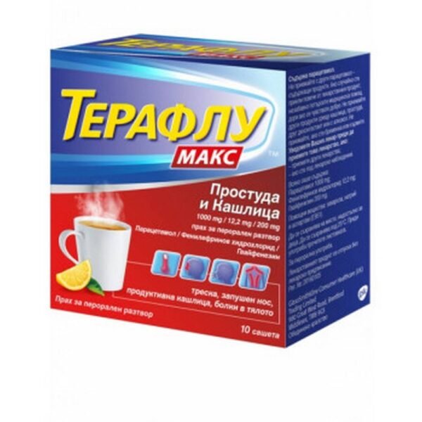 Fever Relief-GlaxoSmithKline THERAFLU MAX COLD AND COUGH sachets,