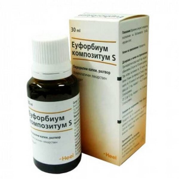 Acute sinusitis - Heel EUPHORBIUM COMPOSITUM WITH HILL for acute and chronic sinusitis drops,